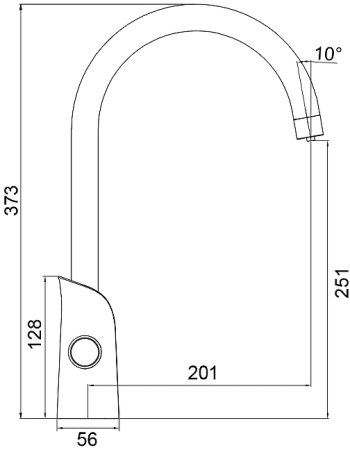Смеситель для кухни Gappo G03-6 G4303-6 Черный матовый Хром 