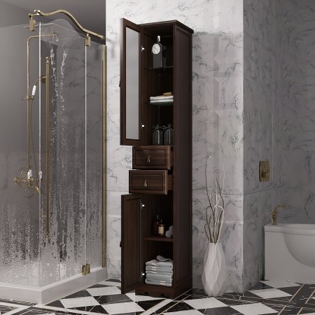 Шкаф пенал Opadiris Риспекто 30 L 00-00005834 Орех антикварный 