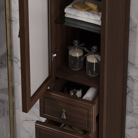 Шкаф пенал Opadiris Риспекто 30 L 00-00005834 Орех антикварный 