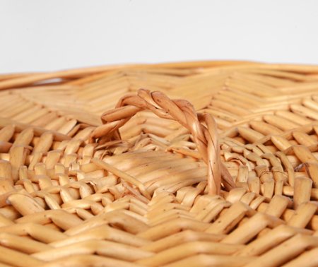 Корзина для белья WasserKRAFT Main WB-410-S светло-коричневая, малая 