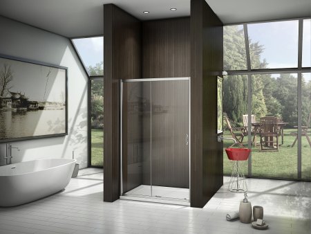 Душевая дверь в нишу Good Door Latte WTW-110-C-WE 