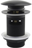 Донный клапан CeramaLux BB-005 Click-Clack Черный матовый