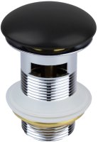 Донный клапан Bronze de Luxe 1001/1B click-clack Черный