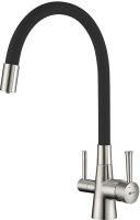 Смеситель Lemark для кухни с подключением к фильтру с питьевой водой Comfort (LM3075BN-Black) Смеситель Lemark для кухни с подключением к фильтру с питьевой водой Comfort (LM3075BN-Black)