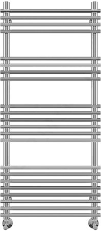 Водяной полотенцесушитель Terminus Ватра П22 500x1196 4620768886621 Хром 