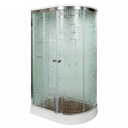 Душевая кабина Deto ЕМ1511 L с электрикой 