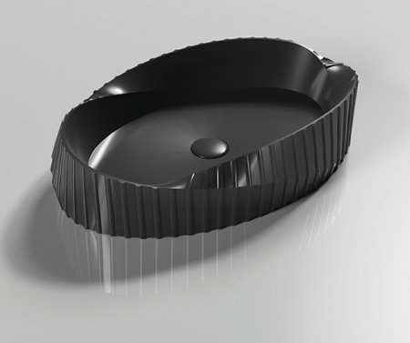 Раковина-чаша CeramaLux 60 78750MB Черная матовая 