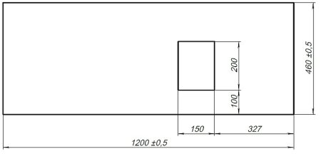 Столешница под раковину Allen Brau Infinity 120 R 1.21014.G Графит 