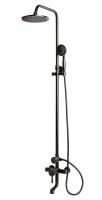 Душевая система Milacio Soria MC.102.BBR черный