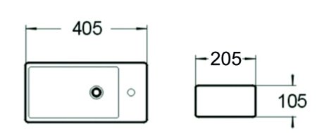 Раковина SantiLine SL-2009R 