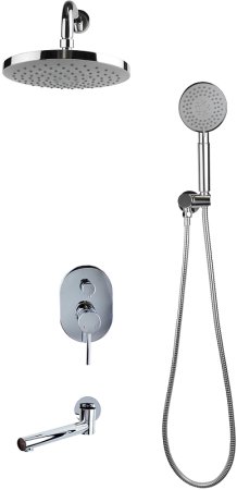 Душевая система Bronze de Luxe Scandi 14582C Хром 