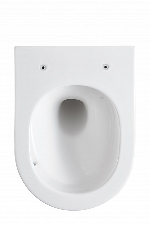 Подвесной унитаз безободковый торнадо 3.0 Terminus Аврора 495х360 белый 