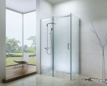 Душевой уголок Berges Melita 110х80 061016 профиль Хром стекло прозрачное 