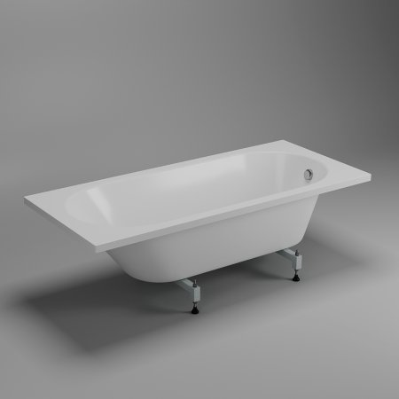 Ванна из искусственного камня Delice Bravo 180x80 DLR_330001 без антискользящего покрытия 