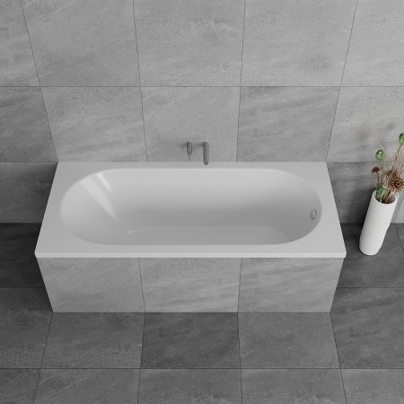 Ванна из искусственного камня Delice Bravo 180x80 DLR_330001 без антискользящего покрытия 