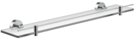 Полка стеклянная Raglo R320.07, хром 
