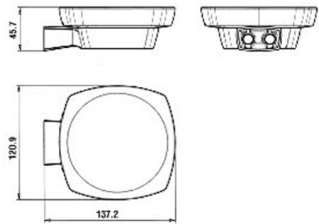Мыльница Paini Lady 89CR021VR Хром 