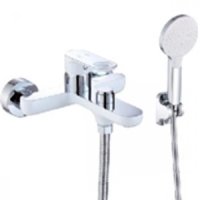 Cмеситель для ванны ViEiR V043531-F Белый/Хром