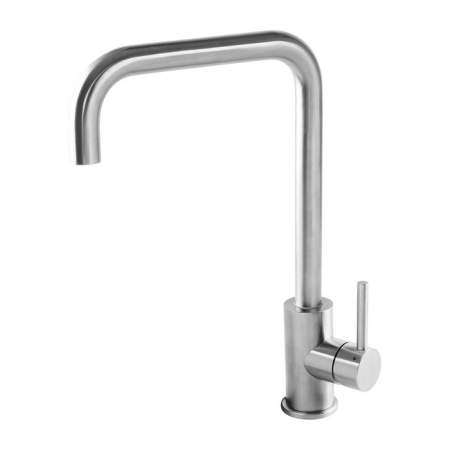 Смеситель для кухни Omnires Albany AB1451IN сталь 
