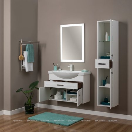 Зеркало Aquanet Монро 65x80 LED белый 