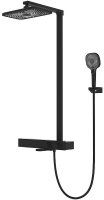 Душевая система Vincea Inspire VSFS-3I13TMB с термостатом Черная матовая