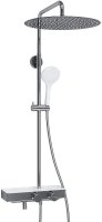 Душевая система WasserKRAFT A113.117.155.CH Thermo с термостатом Хром Белая
