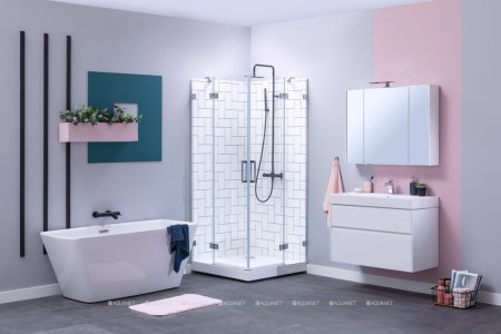 Зеркало-шкаф Aquanet Латина 100 белый 