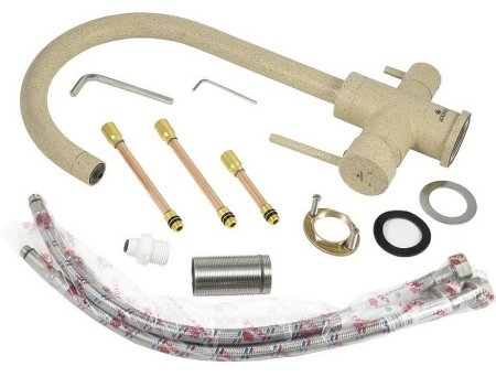 Смеситель для кухни Kaiser Merkur 26744-16 Песочный мрамор 