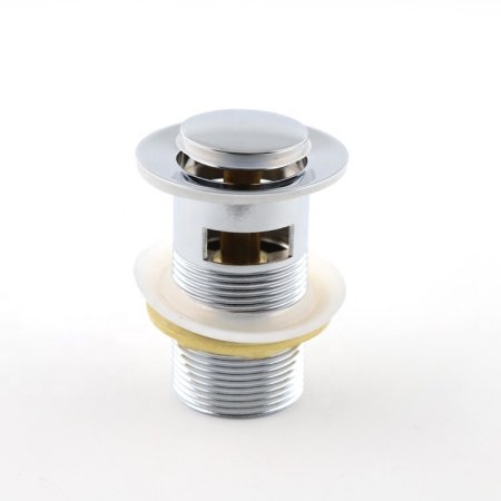 Донный клапан для раковины CeramaLux RD013 с переливом, хром 