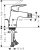 Смеситель Hansgrohe Logis 71204000 для биде, с донным клапаном 