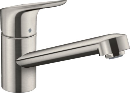 Смеситель Hansgrohe Focus M43 71818800 для кухонной мойки, сталь 