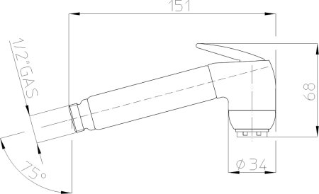 Гигиенический душ Bossini Gaia B00661 хром 