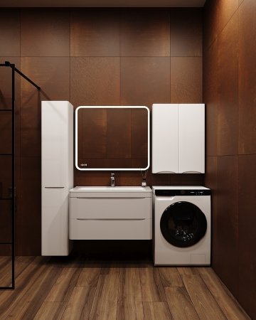 Подвесной шкаф Style Line Бергамо мини 60 Люкс Plus СС-00002357 Белый антискрейч 