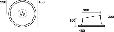 Рукомойник Kerasan Ciotola 430501 