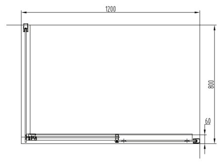 Душевой уголок Orans SR-1971 R прозрачное стекло 