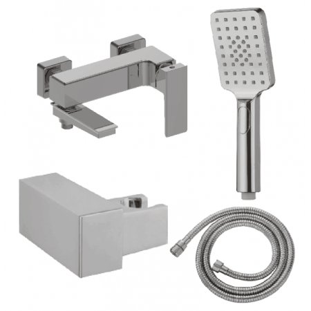 Смеситель для ванной Felice 3040 B Белый / Хром 