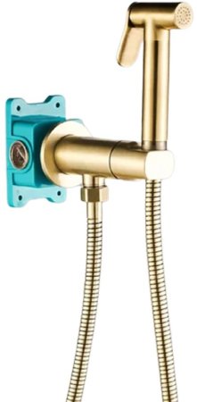 Гигиенический душ со смесителем ALMAes Agata AL-877-09 Бронза 