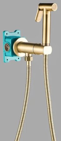 Гигиенический душ со смесителем ALMAes Agata AL-877-09 Бронза 