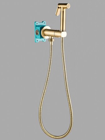 Гигиенический душ со смесителем ALMAes Agata AL-877-09 Бронза 