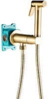 Гигиенический душ со смесителем ALMAes Agata AL-877-09 Бронза