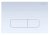 Кнопка смыва Акватек KDI-0000013 белая глянцевая 