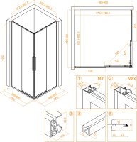 Душевой уголок RGW SV-31 1000x1000
