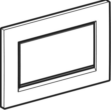 Кнопка смыва Geberit Sigma 30 115.893.14.1 черный матовый/хром глянцевый 