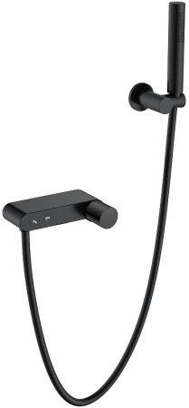 Смеситель для душа Boheme Stick 123-BB.2 Черный матовый 