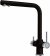 Смеситель для кухонной мойки Zorg Sanitary ZR 348 YF хром, черный металл 