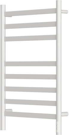 Полотенцесушитель электрический Point Селена PN16858W П8 500x800, диммер справа, белый 