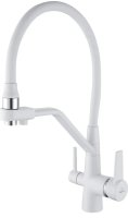 Смеситель для кухни Rose R558C, белый Смеситель для кухни Rose R558C, белый