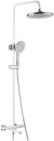 Душевая система с термостатом Rose R3996F, белый/хром 