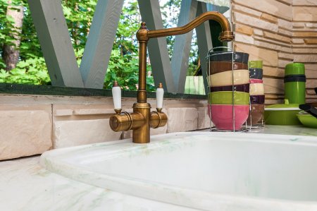 Смеситель для кухонной мойки Omoikiri Tottori AB 