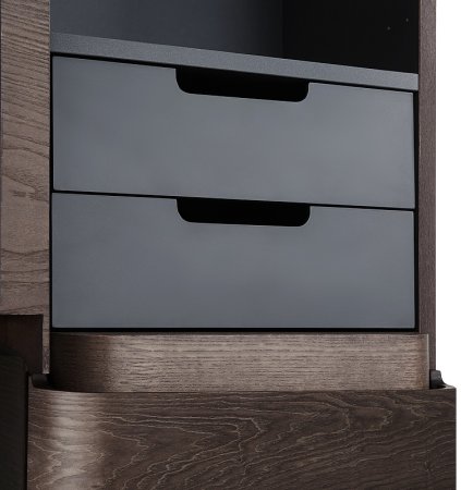 Шкаф пенал AM.PM Sensation 40 L M30CHL0406TF подвесной Табачный дуб 